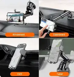 מעמד נייד לרכב המתאים לדש בורד וגם מגיע עם תופסן אשר נתפס על פתחי האיוורור. הזרוע מתקצרת ומתארכת בהתאם. מסתובב ב *360.