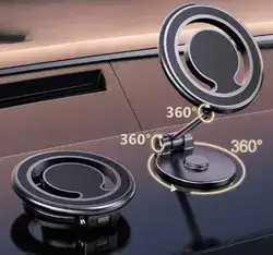 מעמד נייד לרכב עם זרוע מתכווננת כלפי מעלה ומטה המסתובבת ב *360.