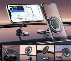 מעמד נייד לרכב עם זרוע מתכווננת כלפי מעלה ומטה המסתובבת ב *360.