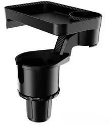 מתקן רב תכליתי לכוס/בקבוק עם מגש המסתובב 360 °