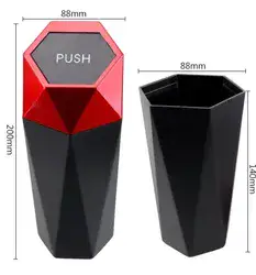 פח אשפה בצורת יהלום.