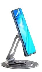 מעמד לטלפון מסתובב 360 ° מתכוונן מאלומיניום
