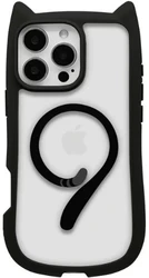 מגן אוזני חתול חמודות עבור iPhone 17 Pro 16 15Pro Max 14 13 12 Pro עם טעינה מגנטית