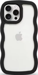 מגן טלפון רך, וגלי עבור iPhone 16 15 14 13 12 11 Pro Max 15 Plus, 17 Air XR Funda כיסוי מוגן בפני זעזועים ושקוף