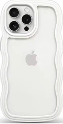מגן טלפון רך, וגלי עבור iPhone 16 15 14 13 12 11 Pro Max 15 Plus, 17 Air XR Funda כיסוי מוגן בפני זעזועים ושקוף