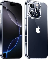 מגן טלפון שקוף מסיליקון רך עבור iPhone 16 15 14 13 12 11 Pro Max
