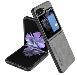 מגן כיסוי עור לסמסונג גלקסי Z Flip 4 3 5G, נוגד שריטות