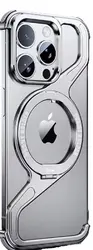 כיסוי טלפון מתכת Magsafe בצורת Z. מתאים לסדרת iphone 13,14,15,16 PRO, 16 PRO MAX.