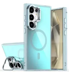 כיס טלפון Magsafe עם מחזיק עדשה. מתאים לסדרת Samsung Galaxy S22, S23, S24 Ultra.