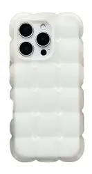 כיסוי טלפון בצורת רשת בלוק רך. מתאים לסדרת iphone 13,14,15,16 pro, pro max.